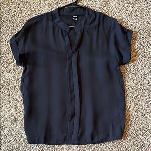 SHEIN Black Sheer Women's Blouse